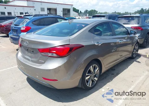 2015 Hyundai Elantra Limited from USA, damaged, VIN 5NPDH4AE9FH612088